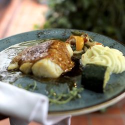 Oustau - Cod fish with manchego cheese
