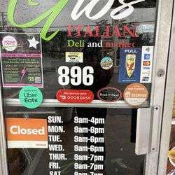 Gio's Italian Deli and Market - Place closed! Pre paid pickup from3-4
