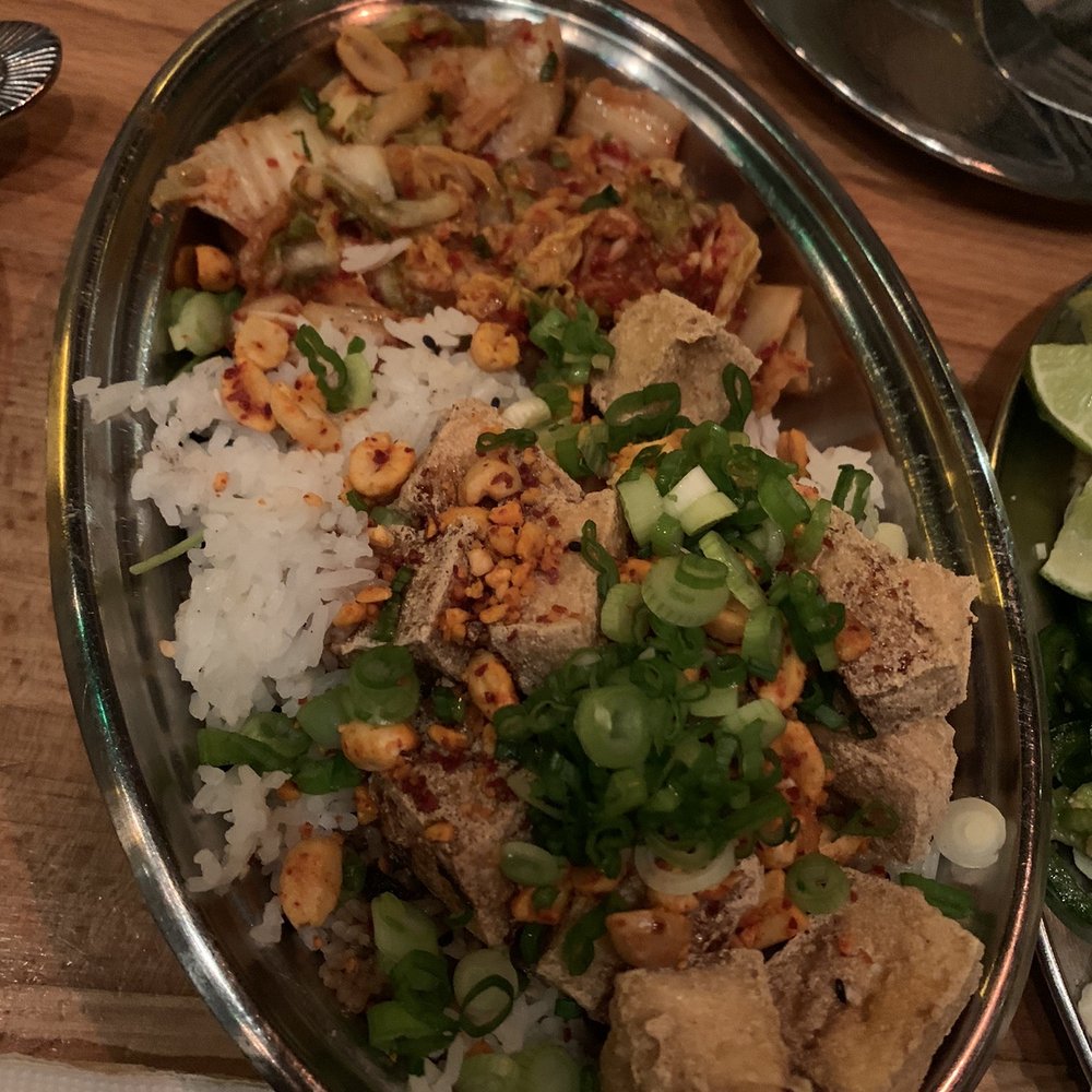 Spork - Rice Bowl with Fried Tofu - Mexican Near Me - Bend, Oregon Spork - Rice Bowl with Fried Tofu - Mexican Near Me - Bend, Oregon