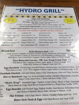 Menu photo 7 Hydro Bar & Grill Calistoga, CA Menu photo 7 Hydro Bar & Grill Calistoga, CA
