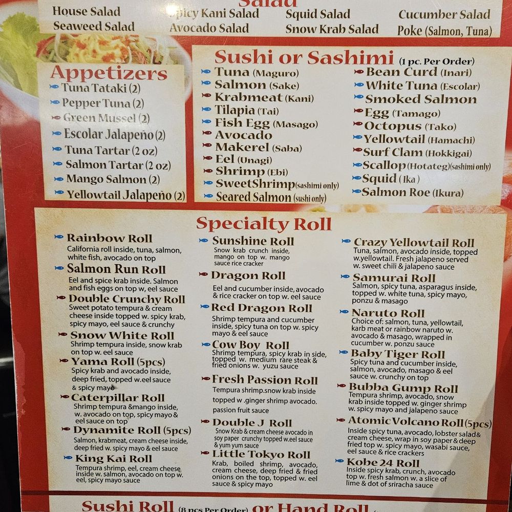 Sushi Yama - Menu - Sushi Bars Near Me - Orlando, Florida Sushi Yama - Menu - Sushi Bars Near Me - Orlando, Florida