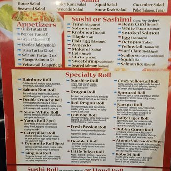 Sushi Yama - Menu - Sushi Bars Near Me - Orlando, Florida Sushi Yama - Menu - Sushi Bars Near Me - Orlando, Florida
