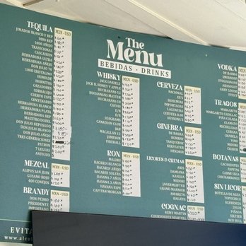 Hussong’s Cantina - Menu - Bars Near Me - Ensenada, BCN