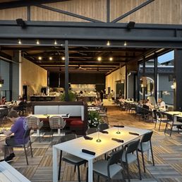 Undercover dining area