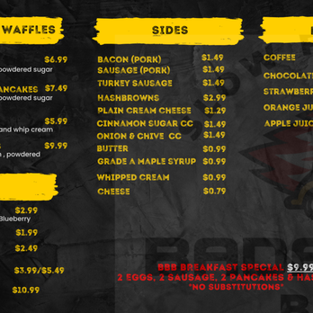 Bada Boom Beef - Breakfast Options - Burgers Near Me - Posen, Illinois