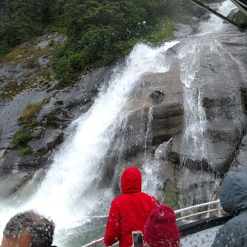Adventure Bound Alaska - Hole in the wall waterfall up close. - Travel Services Near Me - Juneau, Alaska Adventure Bound Alaska - Hole in the wall waterfall up close. - Travel Services Near Me - Juneau, Alaska