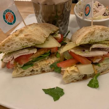 Silver Diner - Roasted turkey sandwich with fries and coleslaw - New American Near Me - Elkridge, Maryland
