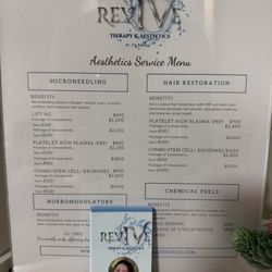 Revive Therapy & Aesthetics - Prices as of September 24, 2024