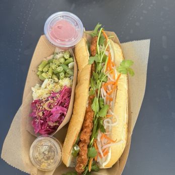 The District Fishwife - Shrimp Banh Mi w/pickled veggies - Seafood Near Me - Washington, DC, District of Columbia The District Fishwife - Shrimp Banh Mi w/pickled veggies - Seafood Near Me - Washington, DC, District of Columbia