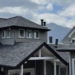 Advanced Construction Roofing - Asphalt shingle roof replacement in Boulder. Malarkey Vista Midnight Black.