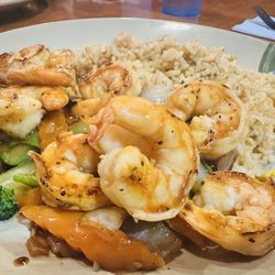 Ninja Japanese Steakhouse - Bigger portion than the picture conveys. Delicious!