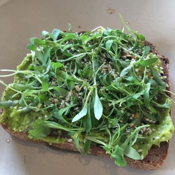 Evexia  - Smashed Avocado Toast (Avocado, microgreens, spicy agave, everything seasoning) on Gluten-Free Multigrain Bread (V/GF) Order - Bakeries Near Me - Aurora, Ohio