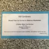 A Better Ride Car Service gift card