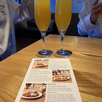 Bonefish Grill - Starting the meal with mimosas - Seafood Near Me - Brandon, Florida