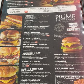 Steak ’n Shake - This menu is the value deal in America - Fast Food Near Me - Morton, Illinois