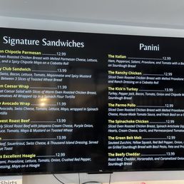 Menu Menu