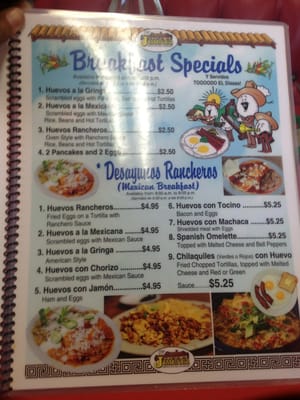Menu photo 4 Casa Jimenez Lynwood, CA