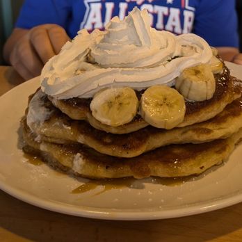 Mountain Breakfast - Banana Carmel pancakes - Breakfast & Brunch Near Me - Gatlinburg, Tennessee Mountain Breakfast - Banana Carmel pancakes - Breakfast & Brunch Near Me - Gatlinburg, Tennessee