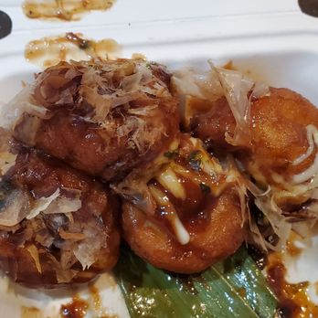 HINODEYA Ramen & Bar Chestnut - Takoyaki: 4 pcs ($8) - Ramen Near Me - San Francisco, California HINODEYA Ramen & Bar Chestnut - Takoyaki: 4 pcs ($8) - Ramen Near Me - San Francisco, California