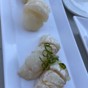 Shiku Sushi - Halibut and Scallop Nigiri - Sushi Bars Near Me - La Jolla, California