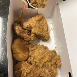Krispy Krunchy Chicken - 4 piece mixed chicken with jambalaya