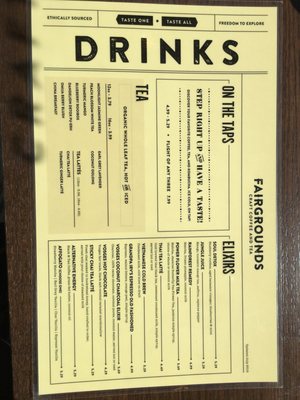 Menu photo 3 Fairgrounds Coffee and Tea Minneapolis, MN Menu photo 3 Fairgrounds Coffee and Tea Minneapolis, MN