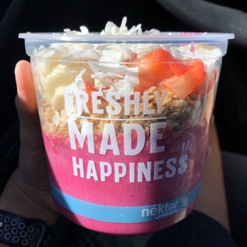 Nekter Juice Bar - Dragon Fruit Bowl! - Juice Bars & Smoothies Near Me - Anaheim, California