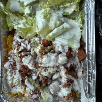 Yum Yum Halal - Chicken over Rice; forgot to take a picture of falafel over rice. - Food Trucks Near Me - Little Rock, Arkansas Yum Yum Halal - Chicken over Rice; forgot to take a picture of falafel over rice. - Food Trucks Near Me - Little Rock, Arkansas