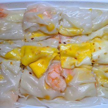 Joe's Steam Rice Roll - Egg + Shrimp - Dim Sum Near Me - Flushing, New York Joe's Steam Rice Roll - Egg + Shrimp - Dim Sum Near Me - Flushing, New York