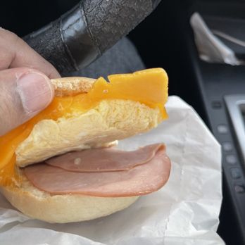 Rescate Coffee - Breakfast bagel Luke warm, no bacon - Coffee & Tea Near Me - Elk Grove, California