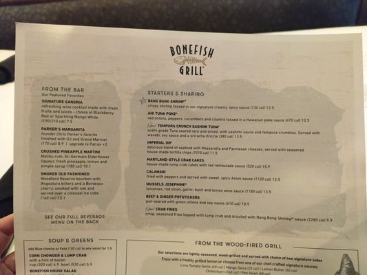 Menu photo 5 Bonefish Grill Glen Allen, VA Menu photo 5 Bonefish Grill Glen Allen, VA