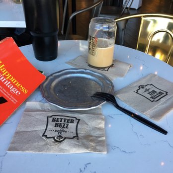 Better Buzz Coffee Hillcrest - Book, coffee, and a fully eaten cookie(it was good). - Coffee & Tea Near Me - San Diego, California Better Buzz Coffee Hillcrest - Book, coffee, and a fully eaten cookie(it was good). - Coffee & Tea Near Me - San Diego, California