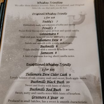 The Irishmen - The drink menu at The Irishmen pub. - Irish Pub Near Me - Everett, Washington The Irishmen - The drink menu at The Irishmen pub. - Irish Pub Near Me - Everett, Washington