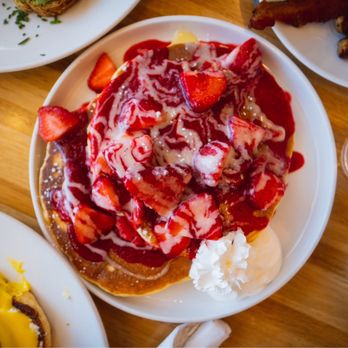Scrambled - Strawberry Pancakes - Breakfast & Brunch Near Me - Henderson, Nevada Scrambled - Strawberry Pancakes - Breakfast & Brunch Near Me - Henderson, Nevada
