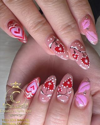 Gel X and acrylic nails - Gelx and acrylic with designs Gel X and acrylic nails - Gelx and acrylic with designs