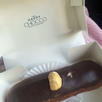 The Happy Chocco - Hazelnut eclair - Desserts Near Me - Mississauga, Ontario The Happy Chocco - Hazelnut eclair - Desserts Near Me - Mississauga, Ontario