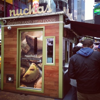 Nuchas - Times Square - Exterior. - Food Stands Near Me - New York, New York Nuchas - Times Square - Exterior. - Food Stands Near Me - New York, New York