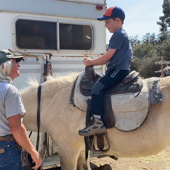 American Jousting Alliance - James helping our son get comfortable and over his fears. - Horseback Riding Near Me - Frazier Park, California American Jousting Alliance - James helping our son get comfortable and over his fears. - Horseback Riding Near Me - Frazier Park, California