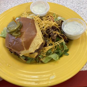 Poky Dot - Bacon Double Cheeseburger SALAD - Diners Near Me - Fairmont, West Virginia