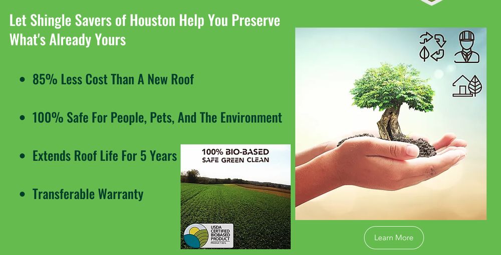 Slide of Shingle Savers - Houston