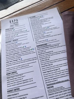 Menu photo 2 KAPA Bar & Grill Wailea, HI Menu photo 2 KAPA Bar & Grill Wailea, HI