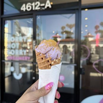 Sorry Not Sorry Creamery - Honey lavender - Ice Cream & Frozen Yogurt Near Me - Long Beach, California