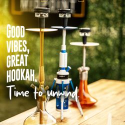 MidPoint Bar Plus Eatery - Good vibes, great hookah. Time to unwind.