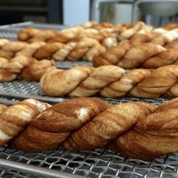 Shipley Do-Nuts - Cinnamon Twists in the making!