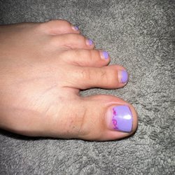 Yuma Nails & Spa - Two colors on the nails