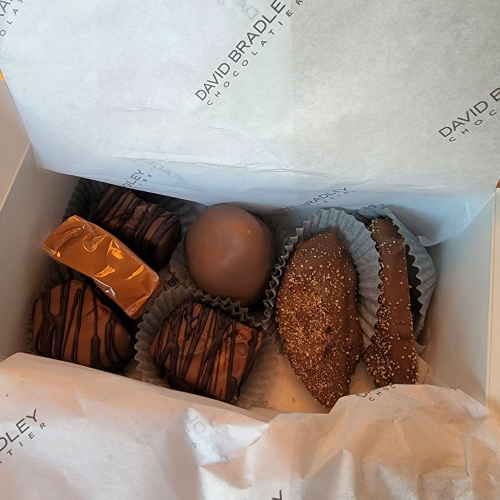 David Bradley Chocolatier - Chocolate covered fruit and a carmel - Chocolatiers & Shops Near Me - Windsor, New Jersey