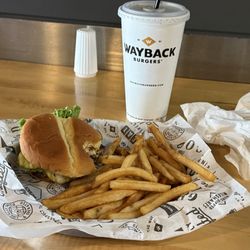 Double cheeseburger, small fries, large Diet Coke