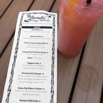 The Lexington - Rooftop food menu. Very limited. - American Near Me - Saint Paul, Minnesota The Lexington - Rooftop food menu. Very limited. - American Near Me - Saint Paul, Minnesota