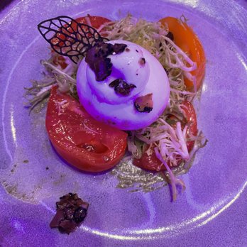 Umbria - TRUFFLE BURRATA imported, infused with truffle, heirloom tomatoes, basil pesto - Italian Near Me - Boston, Massachusetts