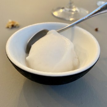 Field & Main Restaurant - Palate cleanser sorbet. - Seafood Near Me - Marshall, Virginia Field & Main Restaurant - Palate cleanser sorbet. - Seafood Near Me - Marshall, Virginia